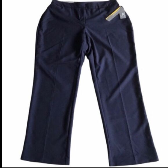JM Collection Slim Leg Curvy Fit Trousers Pants Blue Sz 16W NWT - Picture 15 of 15